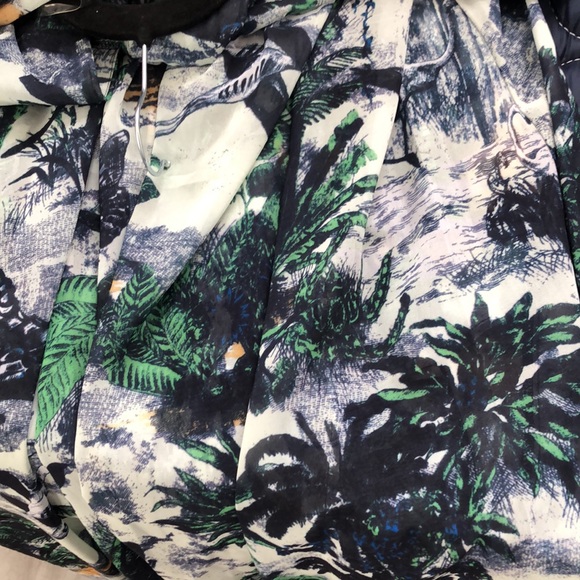 Plus size green palm tree dress - Picture 9 of 10